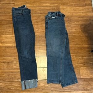 Wide leg jeans